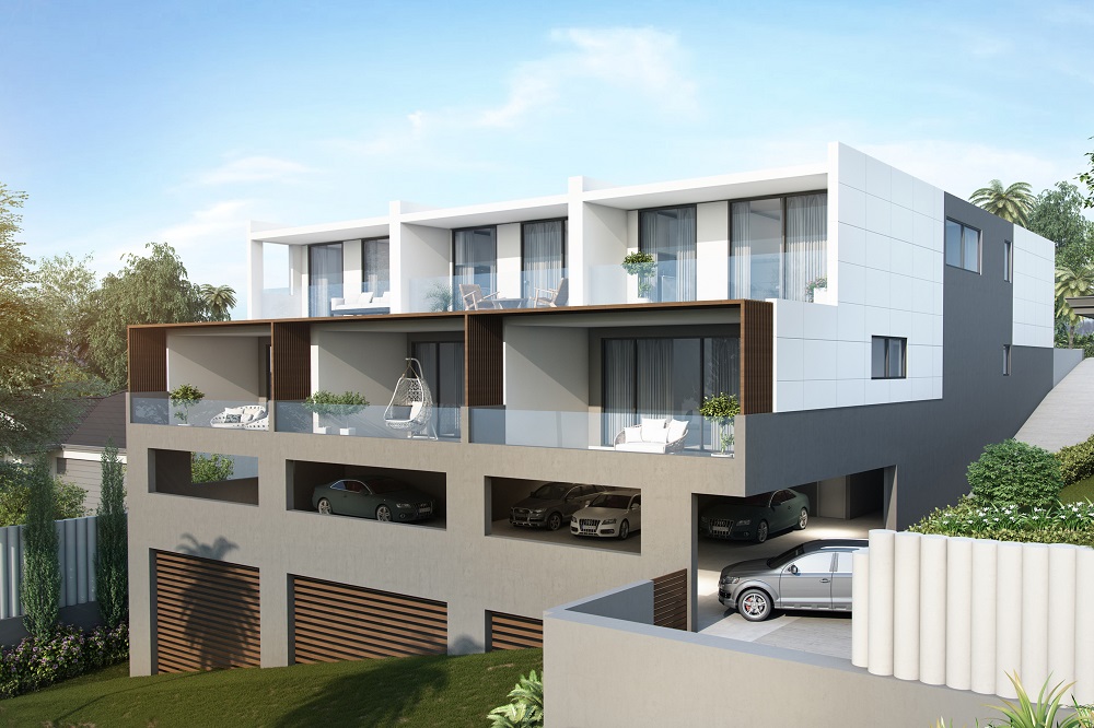 Architect Designed Cube Townhouses in Terrigal 003