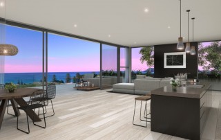 Ultra modern interior beach house