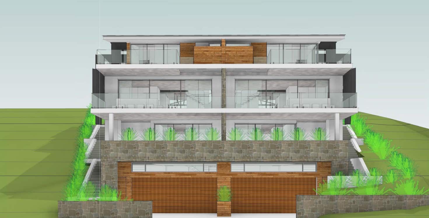Dual Occupancy Duplex designs for narrow blocks